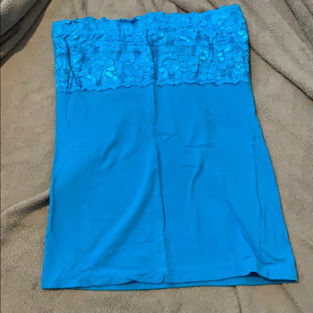 Blue Tube Top